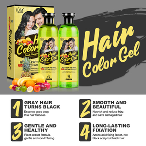 Tinte para el Cabello en Gel con Extracto de Frutas Oem, Tinte Temporal Natural para el Cabello, Tinte para el Cabello en Gel para Salón Profesional - Product Image 6