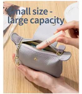 I-0942 vente chaude sac à main en cuir PU porte-cartes dames portefeuille portefeuilles personnalisés luxe voyage porte-monnaie en cuir véritable sac cosmétique - Product Image 5