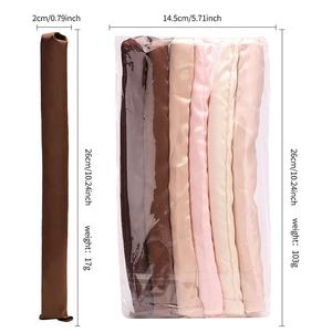 Venta al por mayor de herramientas de peinado de seda de morera Diadema Espiral Rizador Cinta Rod <span class=keywords><strong>Wrap</strong></span> <span class=keywords><strong>Kit</strong></span> Heatless Hair Waver Rodillos Rizadores - Product Image 2