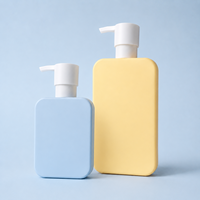 Bouteille pulvérisateur carrée en PEHD 120 ml 250 ml avec logo personnalisé, rechargeable, vide, pour shampoing, sérigraphie BOQUN, vente en gros
