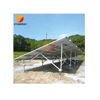Structures au sol de panneau solaire de système en aluminium de haute résistance de support pour les usines solaires