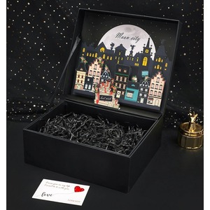 Custom 3D Foldable Paper <b>Gift</b> <b>Boxes</b> Luxury <b>Christmas</b> Birthday Cardboard Box 300g Artpaper Case - Product Image 6