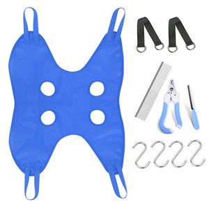 Dog Cat Grooming <b>Hammock</b> Orange Set Sml Size Convenient Pet Nail Trimming Claw Care - Product Image 2