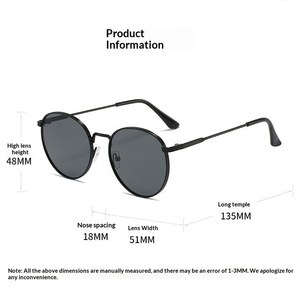 New Polygonal Metal Frame Sunglasses Women UV400 Protection Retro European American Street Style Fashionable Versatile Shades - Product Image 3