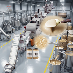 Línea Completa de Producción de Mantequilla de Maní de 500 kg, Equipo de Procesamiento de Mantequilla de Almendras, Mezcladora Eficiente, Máquina para Hacer Pasta para Alimentos - Product Image 1