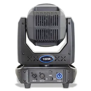 LED Moving Head Stage Light bunt und Gobos Prism Spot LED Moving Head 100W Disco DJ Lichter