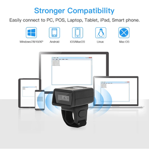 Xách Tay 3-Trong-1 <span class=keywords><strong>Mini</strong></span> 2D Máy Quét Mã Vạch 2.4G & Cho Bluetooth <span class=keywords><strong>USB</strong></span> Không Dây Túi QR Máy Quét Màu Xanh Công Nghiệp Máy Quét Bỏ Túi - Product Image 2