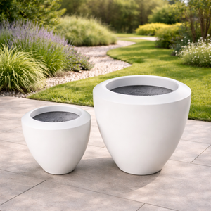 Pots de jardin en fibre de verre à prix de gros, pots à fleurs au design moderne, écologiques, durables, fournisseur du Vietnam - Product Image 3