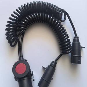 <span class=keywords><strong>Cable</strong></span> Espiral para Remolques de Estilo Europeo, 15 <span class=keywords><strong>Pines</strong></span>, 24V, TPU, 2x7 <span class=keywords><strong>Pines</strong></span> - Product Image 4