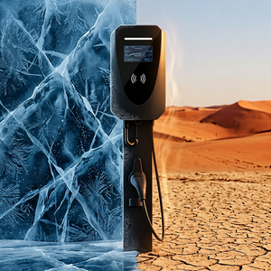 Station de recharge pour véhicules électriques GDON 11 kW triphasée GB/T, chargeur mural intelligent pour véhicules électriques avec écran LCD 4,3 pouces, RFID, OCPP 1.6J - Product Image 3