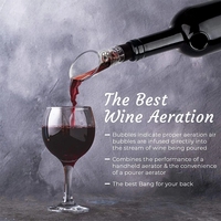 P587 Bouchon aérateur de vin rouge, décanteur, verseur aérateur, bouchons de bouteille, aérateur de vin