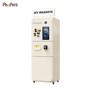 Machine de photomaton commerciale avec impression instantanée par aimant pour centres commerciaux - Product Image 1