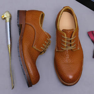 Zapatos de alta calidad estilo Oxford diseñados para hombres. Zapatos de vestir cómodos hechos a mano con cuero de alta calidad - Product Image 1