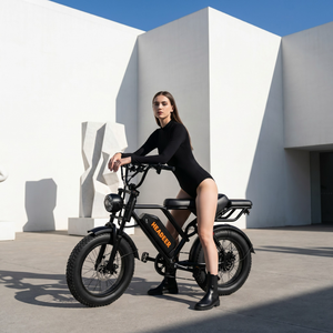 Vélo électrique Fatbike 20 pouces, stock EU, 48V 750W, puissant, batterie 20Ah, double suspension, pneus larges, pour neige et plage - Product Image 1