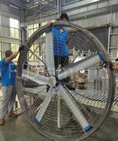 Ventilador Agrícola de 0.9m para Ganadería, Resistente al Agua y a la Corrosión, con Presión Negativa, de Alta Resistencia y Estabilidad