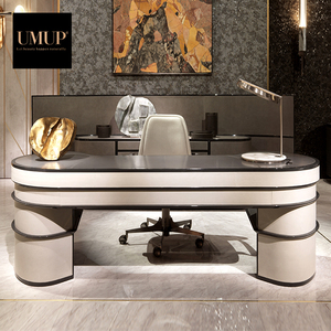 Mesa Ejecutiva de lujo para oficina y hogar, muebles de alta gama, con diseños de escritorio - Product Image 2