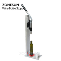ZONESUN manuel en acier inoxydable bouchons vin bouchage Machine bouchage outil brassé bouteille de vin liège presse insertion Machine