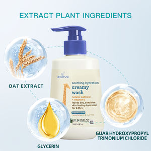 Private Label 2-in-1 idratante organico lavaggio cremoso 350ml <span class=keywords><strong>Shampoo</strong></span> da bagno <span class=keywords><strong>per</strong></span> <span class=keywords><strong>neonati</strong></span> crema da bagno lenitiva <span class=keywords><strong>per</strong></span> il Gel doccia del bambino - Product Image 2