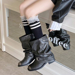 <span class=keywords><strong>Calze</strong></span> al ginocchio in maglia a rete <span class=keywords><strong>con</strong></span> logo personalizzato, stile Sweet Lolita, <span class=keywords><strong>con</strong></span> volant in pizzo e <span class=keywords><strong>fiocco</strong></span> a nastro per ragazze - Vendita all'ingrosso - Product Image 3