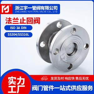 วาล์วเช็คฟลานจ์สแตนเลส 304/316L แบบเชื่อมแผ่นเรียบ ผลิตจากวัสดุคุณภาพสูง - Product Image 3