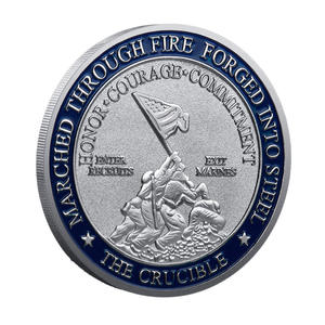 Moneda Conmemorativa 3D de Bombero de Saint Florian, Chapada en Oro Negro de Dos Tonos, Insignia de Bombero, Tema <span class=keywords><strong>Honor</strong></span> y Coraje - Product Image 6