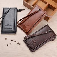 Combo promotionnel 2-en-1 : porte-cartes pour homme |   Portefeuille réutilisable à fermeture à pression + porte-monnaie zippé pour femme (cuir PU durable)