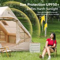 Tiendas de campaña Camping al aire libre fácil configuración impermeable a prueba de viento 4 estaciones Oxford cabina tienda engrosada Camping tienda inflable automática