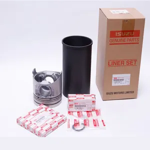 Liner set for excavator Engine of ISUZU 4HK1 and 6HK1 new in stock 100% original quality Part No.5878148621