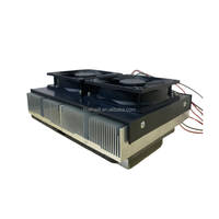 Kit de refroidissement thermoélectrique 12V 96W avec contrôleur de température, système de refroidissement Peltier à semi-conducteurs, radiateur et dissipateurs thermiques