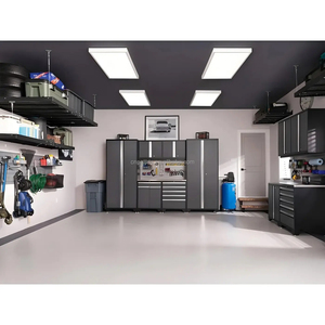 Armoire de <span class=keywords><strong>garage</strong></span> modulaire, armoires à outils, armoire de rangement en acier robuste, poste de travail de <span class=keywords><strong>garage</strong></span>, combinaison d'établi et de coffre à outils - Product Image 2