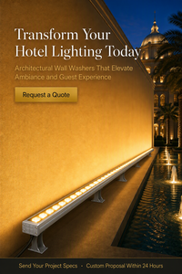 Iluminación LED para Fachadas de Hoteles, Lámpara de Pared IP65, Blanco Cálido 3000K RGBW, 36W, Luz Lineal para Exteriores de Edificios de Lujo - Product Image 6