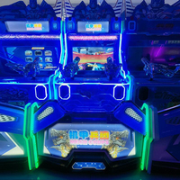 Simulateur de tir de pistolet à eau d'arcade d'usine OEM Machine de jeu de course VR à pièces 220V Construction en métal
