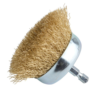 Brosse métallique en acier de qualité industrielle et bricolage Brosse métallique en laiton personnalisable pour le polissage des métaux