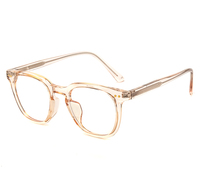 Lunettes anti-lumière bleue de haute qualité unisexes, monture carrée TR90, gris transparent, montures de lunettes pour femmes, lunettes rétro pour hommes