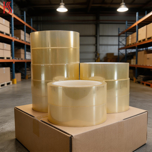 เทปกาวกันน้ำจากโรงงานโดยตรง เทปพันพลาสติก Bopp สีเหลืองใส เทปกาวสำหรับบรรจุภัณฑ์ - Product Image 5