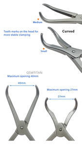 Pince fixe orthopédique autobloquante pince à os pince de maintien <span class=keywords><strong>Instrument</strong></span> de chirurgie orthopédique inoxydable - Product Image 3