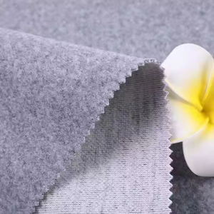 Tejido de punto elástico de poliéster y algodón de 360 GSM personalizado al por mayor para ropa - Product Image 1