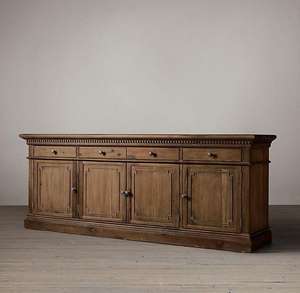 Ferme moderne la plus vendue centre de divertissement en bois massif fait à la main étagères réglables pour téléviseurs salon chambre hôtel - Product Image 2