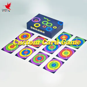 Пользовательские печатные высококачественные бумажные карты игры для взрослых детей настольные игры для семьи