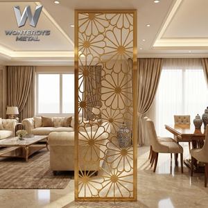 Panel de Pared Divisor de Espacios Multifuncional, Decorativo Islámico Moderno, Personalizado, de Acero Inoxidable 304, con Corte Láser - Product Image 3