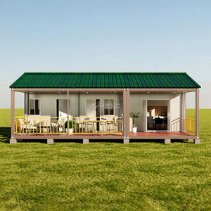 <span class=keywords><strong>Maison</strong></span> conteneur préfabriquée démontable à ossature acier, à assembler en kit, pour hôtels, appartements et dortoirs, prix usine - Product Image 1