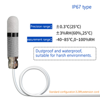 Transmetteur de capteur d'humidité et de température de haute précision à sortie RS485 Modbus-RTU à usage industriel pour les tests et le contrôle