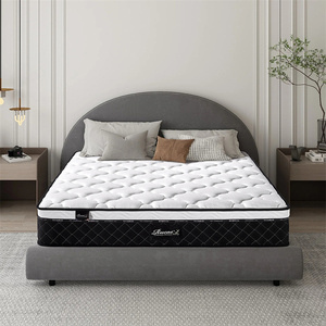 Modern Design Fabric 30CM Pocket Spring Mattress Queen Size Mattress Vacuum Compressed Gel Memory Foam Mattress