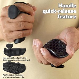 Almohadilla de silicona para fortalecer el agarre, accesorio antideslizante para entrenamiento de manos con barra, equipo de fitness, tamaño universal - Product Image 3