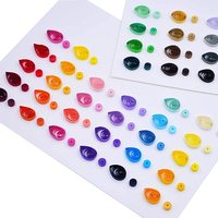 Bandes de papier quilling DIY 0,5 mm, 100 couleurs vives, personnalisables avec logo, assortiment pré-découpé pour projets d'art 3D, bijoux et cartes de vœux