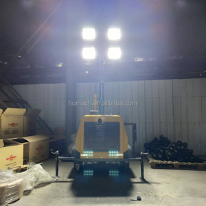4hm4000 Xây Dựng Xách Tay LED Di Động Nhẹ Lũ Lụt Tháp Diesel Ánh Sáng Tháp Máy Phát Điện Di Động Vườn Với Đèn Giá - Product Image 4