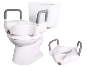 Élévateur <span class=keywords><strong>de</strong></span> siège <span class=keywords><strong>de</strong></span> <span class=keywords><strong>toilette</strong></span> portable pour adultes/personnes âgées handicapées avec accoudoir élévateur <span class=keywords><strong>de</strong></span> rééducation à hauteur ajustée pour WC avec accoudoirs - Product Image 4