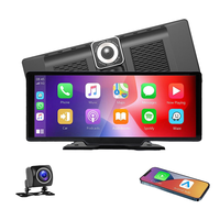 Kamera Mundur HD 11.26 Inci untuk Dashboard, Alat Bantu Parkir, Carplay, Android Auto, Mirror Link, Layar Sentuh IPS, Monitor Mobil Linux, Kartu SD