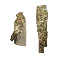 Ensemble complet de costumes de grenouille RipStop Ensembles d'uniformes tactiques 3 pièces Costume de grenouille à manches longues