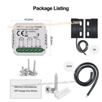 Contrôleur de porte de garage intelligent Tuya WiFi, ouvre-porte intelligent compatible avec Alexa, Google Home, application Smart Life Tuya, pas de hub requis
